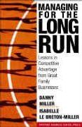 book covers managing for the long run