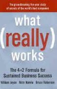 book covers what really works